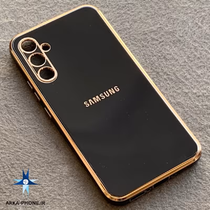 قاب گوشی Galaxy A34 سامسونگ مای کیس دور طلایی مشکی 1a34200000