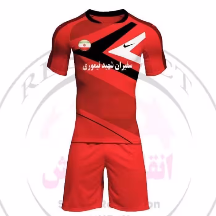 پیراهن و شورت ورزشی کد 128 چاپ جلو (تک-سفارشی)مشروط به مذاکره قبل از سفارش