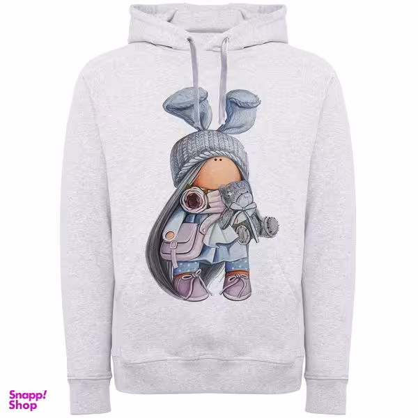 هودی زنانه مدل عروسک کلاه خرگوشی A127