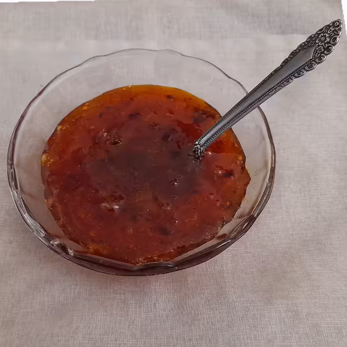 مارمالاد زردآلو به وزن خالص 250 گرم تهیه شده توسط بنده صاحب غرفه خانه شیرینی 