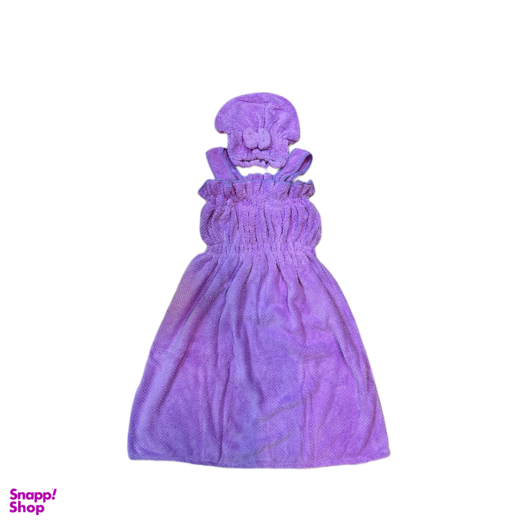 حوله استخری مدل دکلته کد 8800 به همراه کلاه حوله ای
