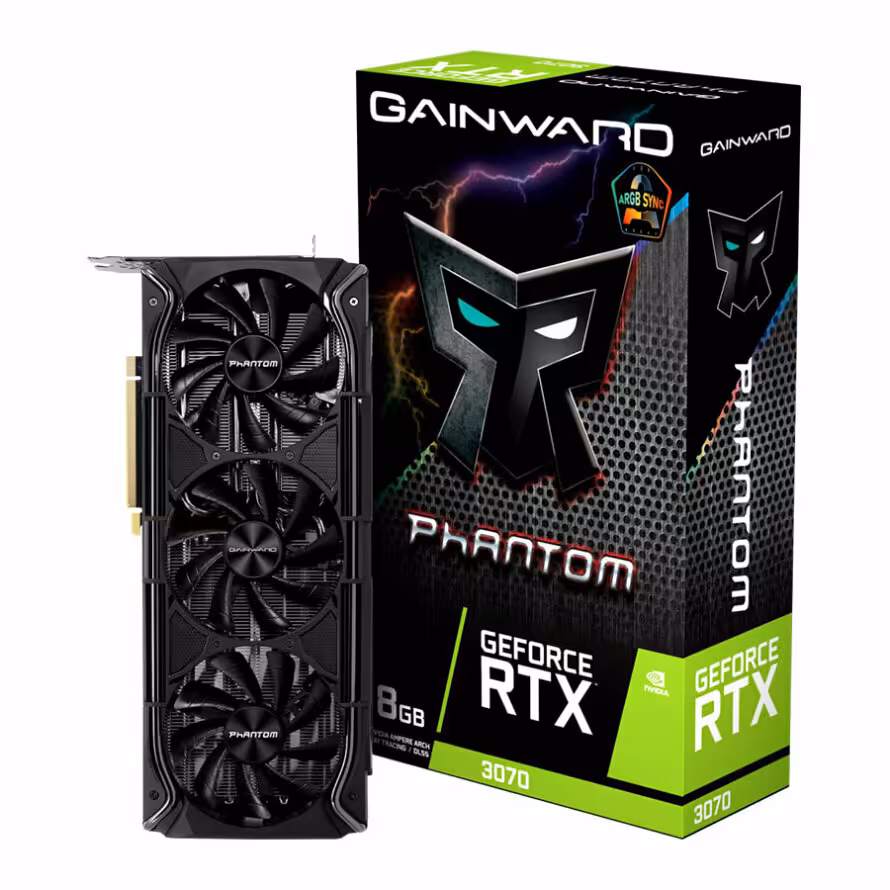کارت گرافیک گینوارد GeForce RTX 3070 Phantom  8GB LHR