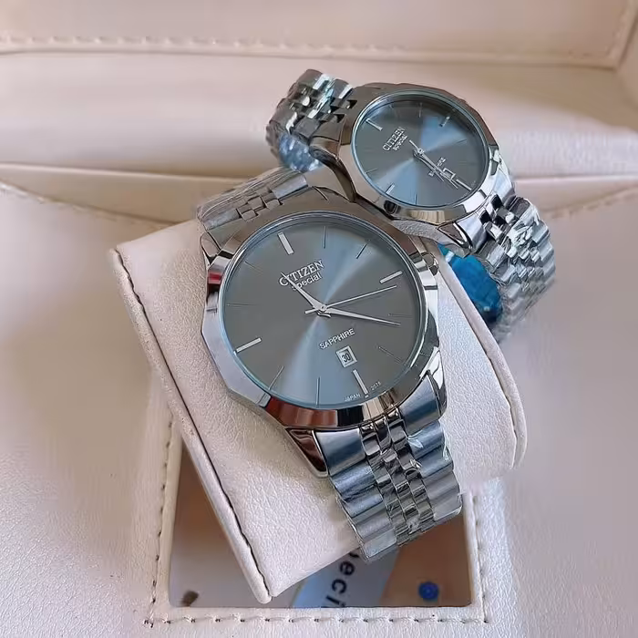 ساعت ست برند  CITIZEN💎 ست بند فلزی رنگ بندی جور
💎کیفیت درجه 1