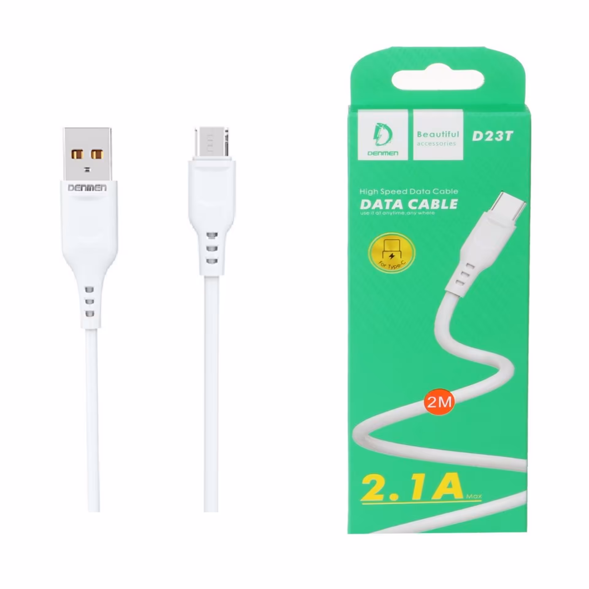 کابل شارژ دنمن مدل d23t طول دومتر