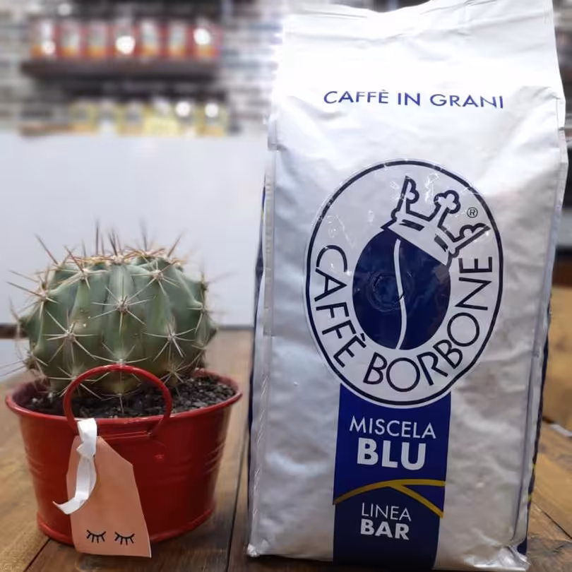 دانه قهوه بوربن میشلا  بلو Caffe Borbone  Miscela blu