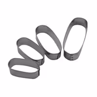 کاتر شیرینی پزی زبان مجمعه 4 عددی