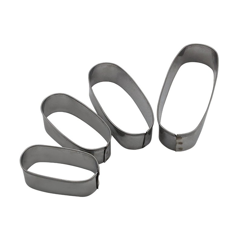 کاتر شیرینی پزی زبان مجمعه 4 عددی