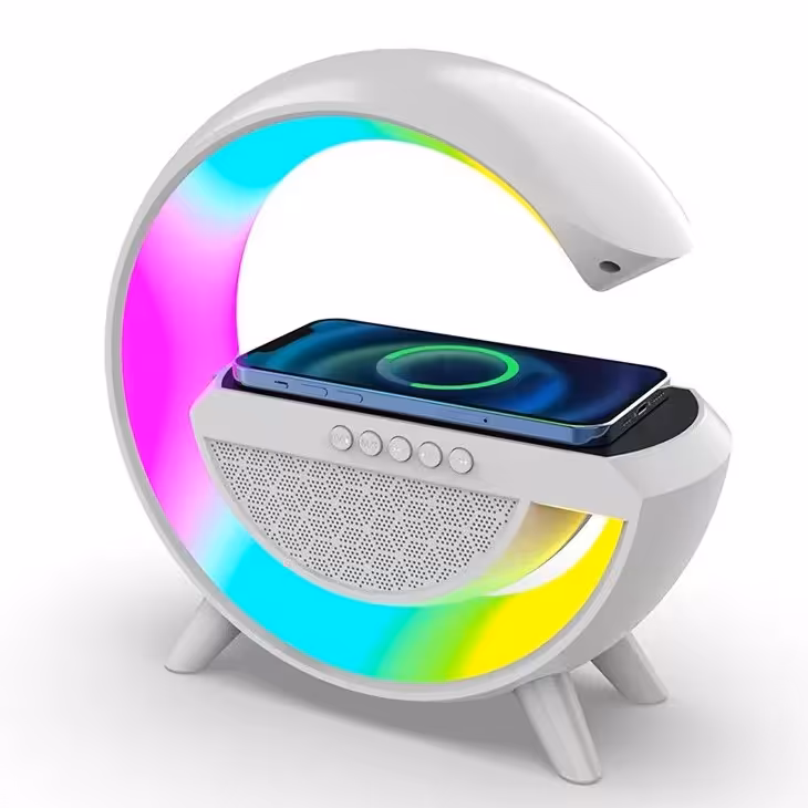 اسپیکر و شارژر وایرلس مدل RGB BT2301 ا -Bluetooth Speaker Led Smart Atmosphere L