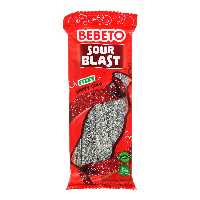 پاستیل شکری نواری نوشابه ترش ( گیاهخواری ) 180 گرم ببتو – bebeto