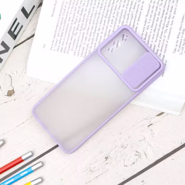 گارد PC مات محافظ لنز دار کشویی Samsung A02 یاسی