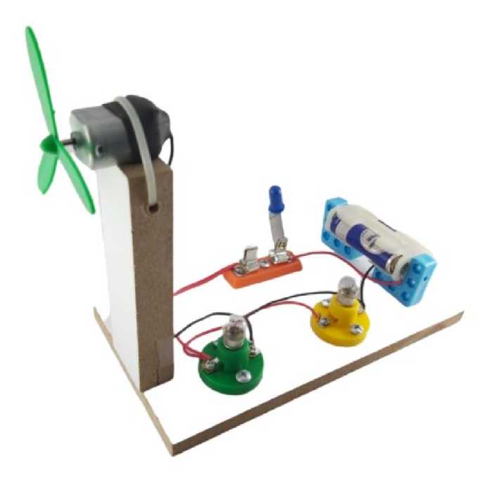 کیت آموزشی مدل لامپ و ارمیچر مجموعه 13 عددی