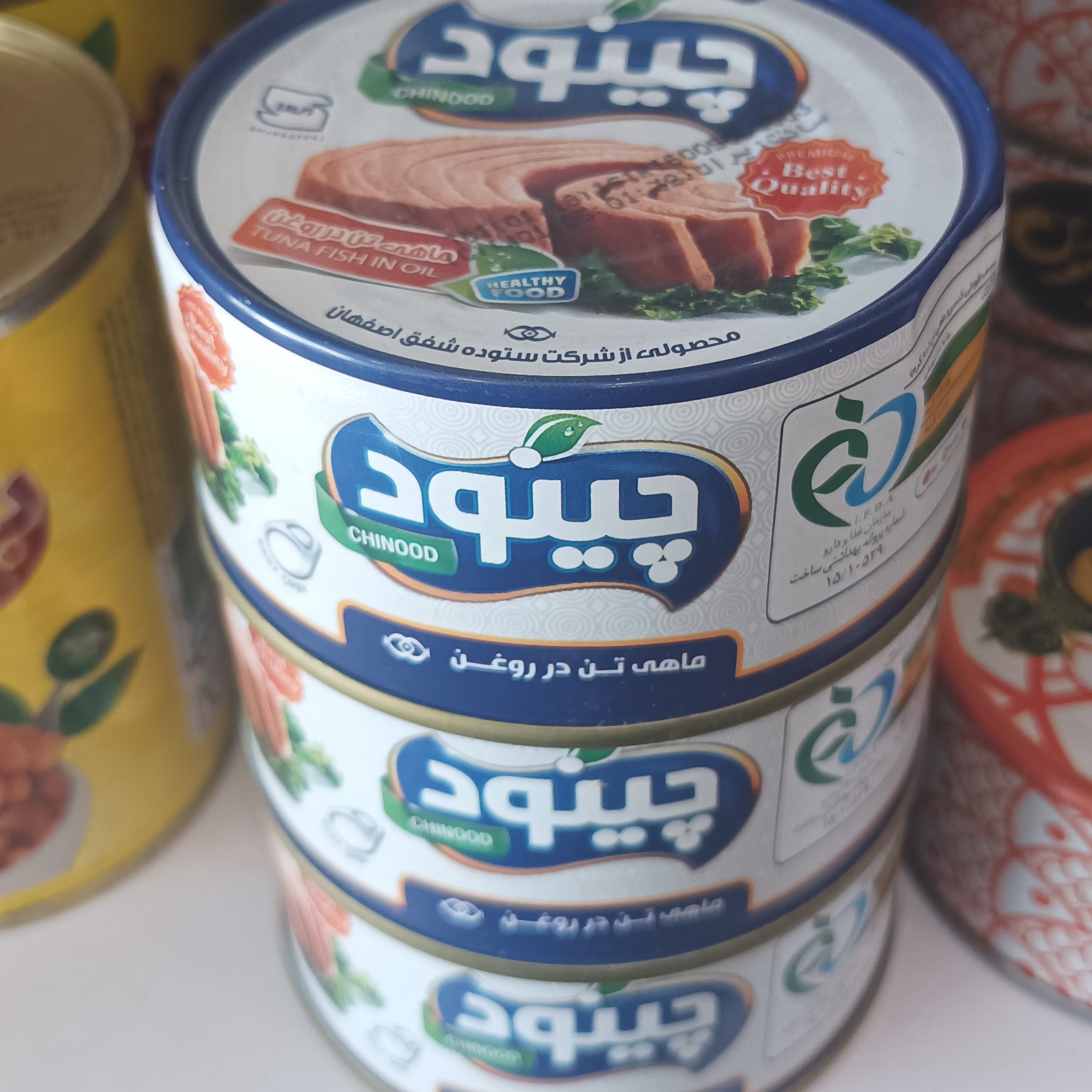تن ماهی چینود 180 گرمی