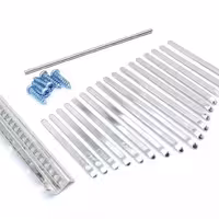 تیغه کالیمبا  ست کامل هفده تیغه همراه با پیچ و پل و میله خرک 