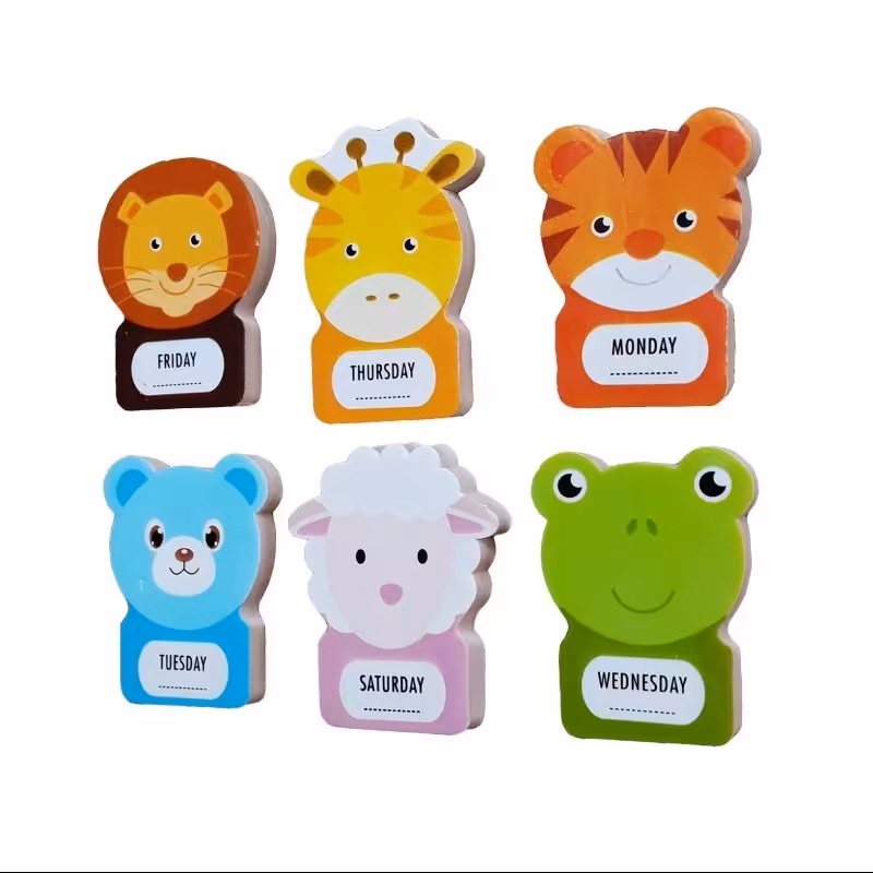 پاک کن مدل حیوانات کد 1312 بسته 6 عددی