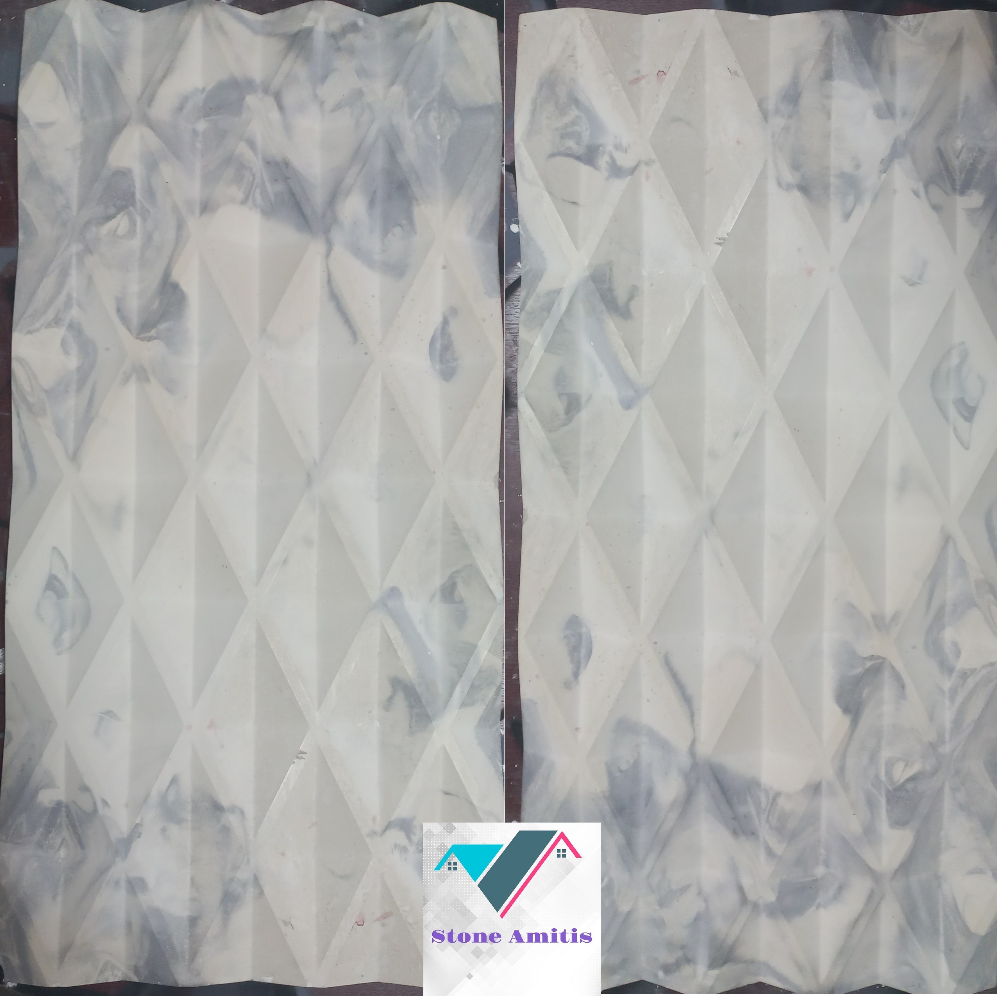 سنگ مصنوعی طرح ژیوان ابعاد 40-80 سانتیمتر قیمت به ازای یک متر مربع