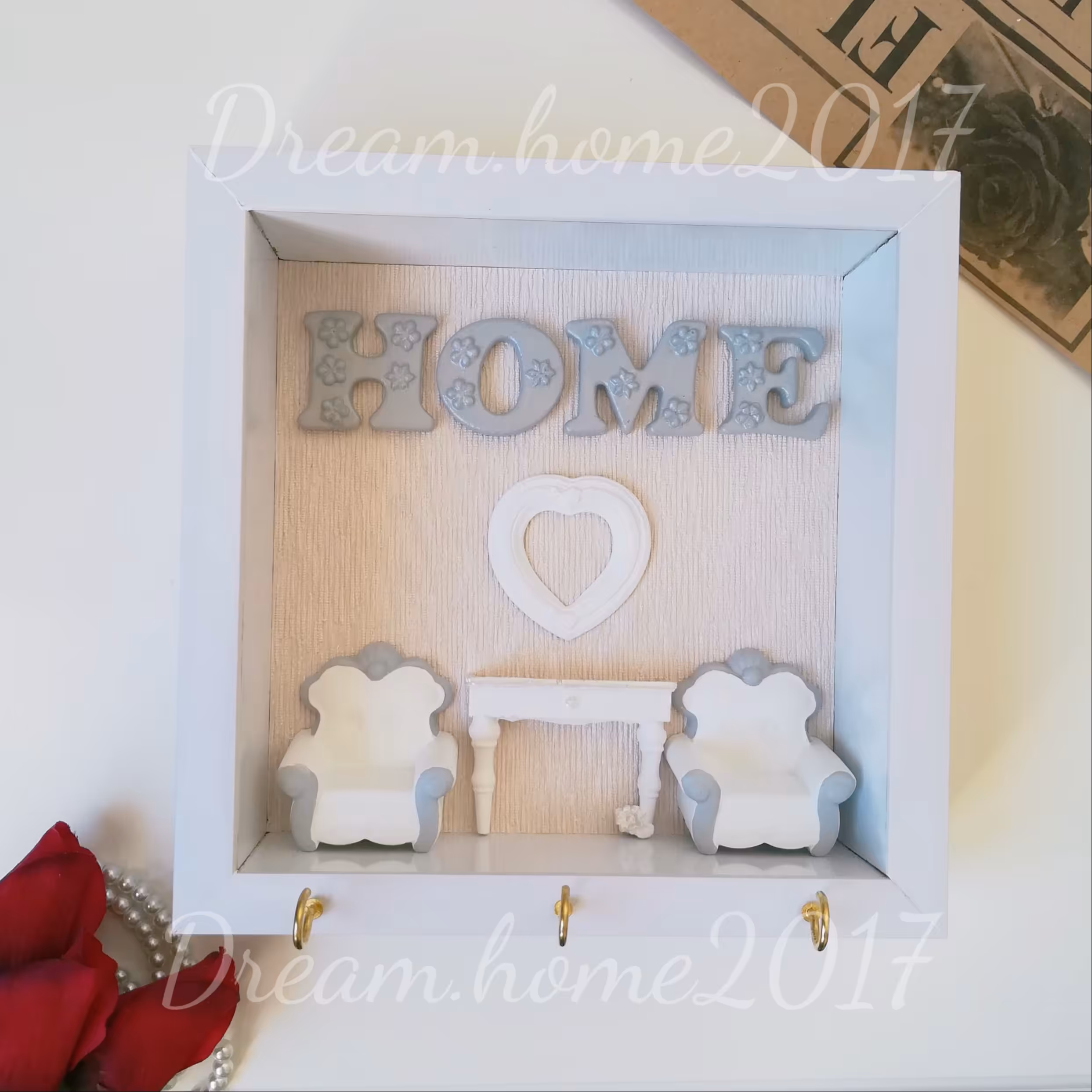 جاکلیدی دکوراتیو قاب دکوراتیو جاکلیدی شیک جاکلیدی فانتزی جاکلیدی وسایل خانه