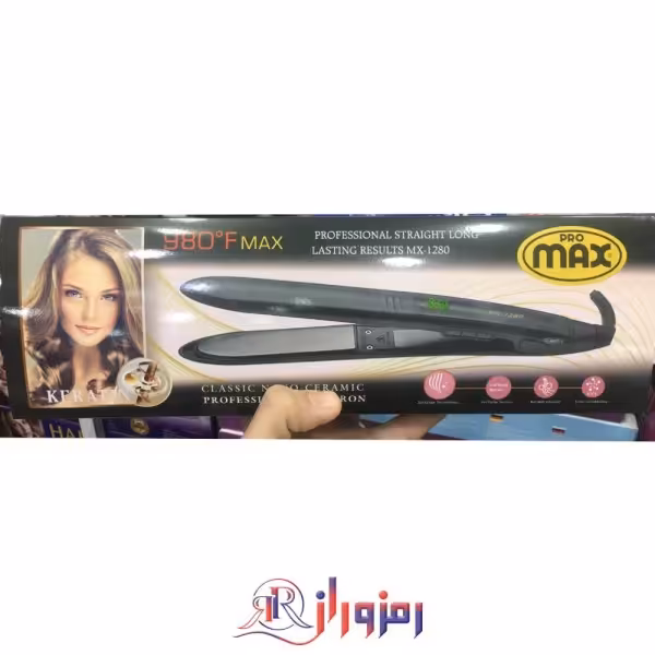 اتو مو حرفه ای پرو مکس pro max مدل mx-1280