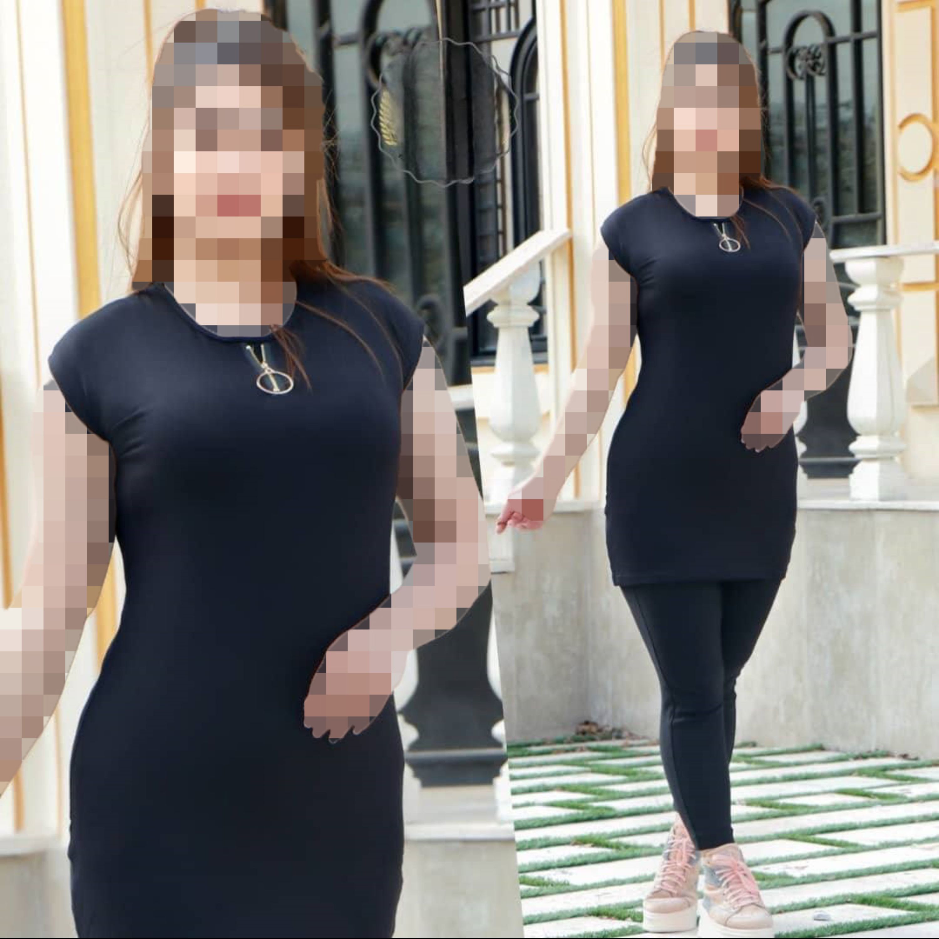 زیر مانتویی مشکی زیپ دار (بوتیک ترگل) زیرسارافونی