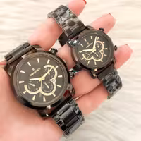 ساعت ست زنانه و مردانه رومانسون بنداستیل 