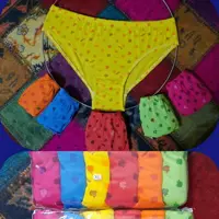پک6تای لباس زیر زنانه سوپرپنبه سایزxxxxl(رنگ بندی) 
درطرح های متنوع 
جنس درجه یک وعالی سوپر پنبه