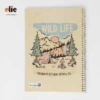 دفتر 60 برگ ایمان جلد کرافت طرح سفر