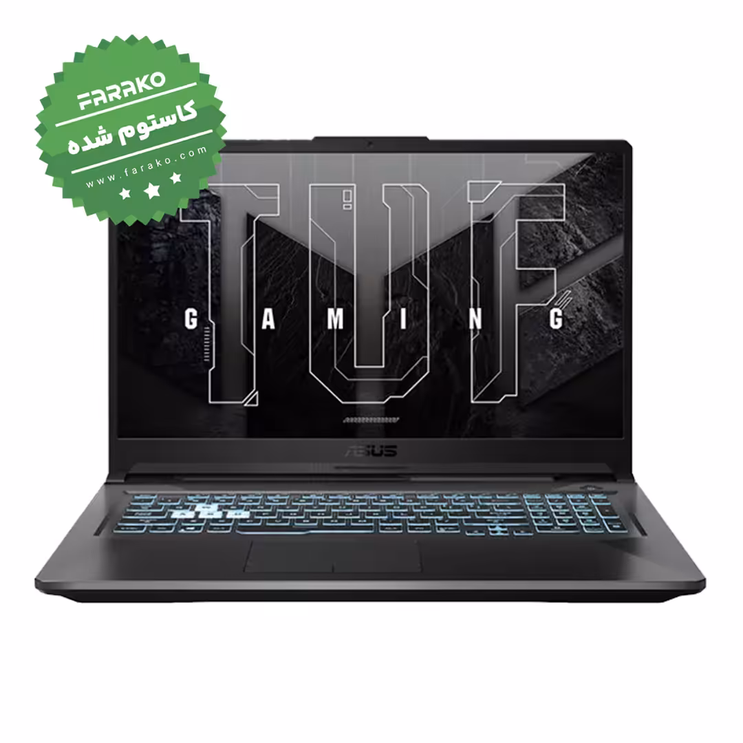 خرید و قیمت لپ تاپ ایسوس TUF Gaming A15 FA506NF نمایشگر 15٫6 اینچی، پردازنده Ryzen 7 7435HS، گرافیک 4 گیگابایت RTX 2050، رم 16 گیگابایت، حافظه 512 گیگابایت SSD - کاستوم شده