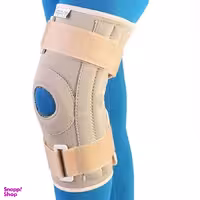 زانو بند چهار فنره نئوپرنی مدل کشگک باز کد 3697 رنگ کرم