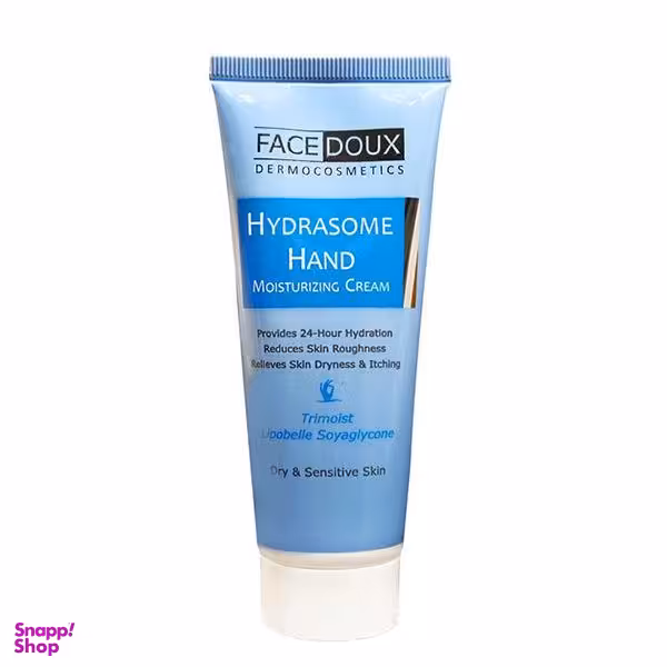کرم مرطوب‎ کننده دست فیس دوکس (Face Doux) سری Hydrasome مناسب پوست های خشک و حساس حجم 75 میلی‎ لیتر