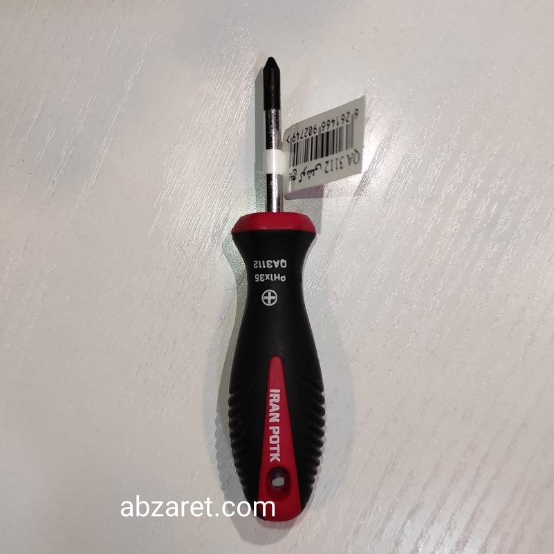 پیچ گوشتی چهارسو 4×35 ایران پتک مدل QA3112