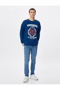 شلوار جین آبی مردانه 4WAM40244ND Skinny نیلی روشن Koton