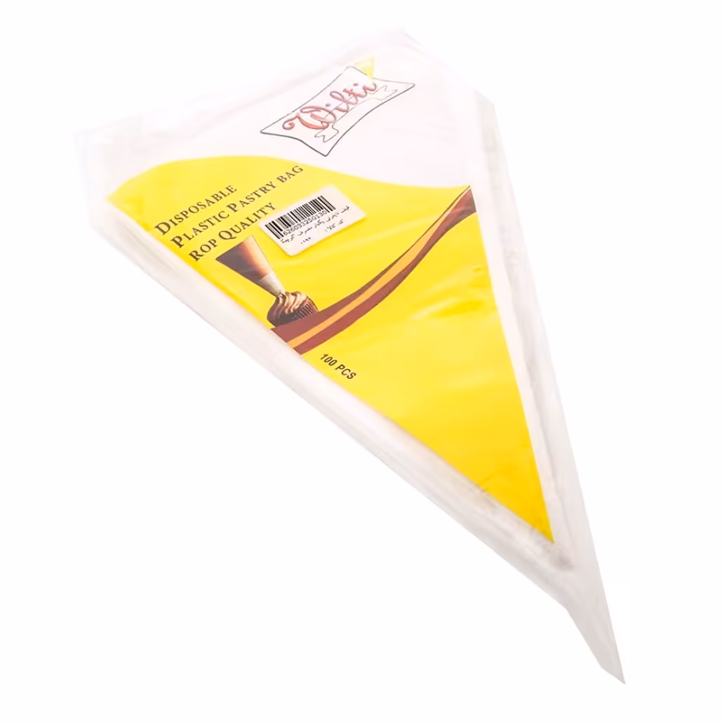 قیف یکبار مصرف پلاستیکی 100 عددی سایز کوچک 27 سانت