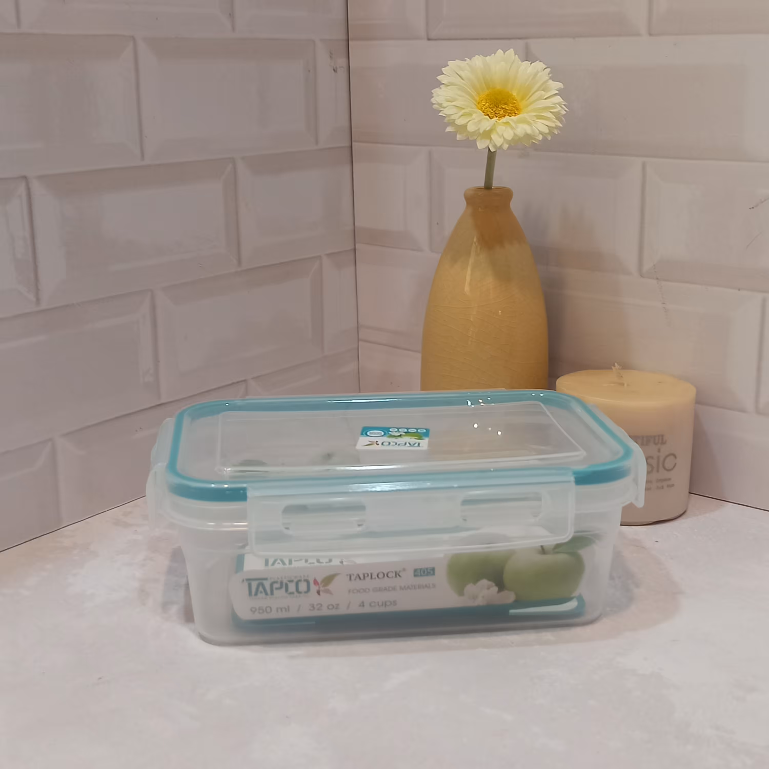 ظرف فریزری و مایکروویوی تاپکو کد 405 تهیه شده از مواد اولیه با کیفیت و مقاوم 