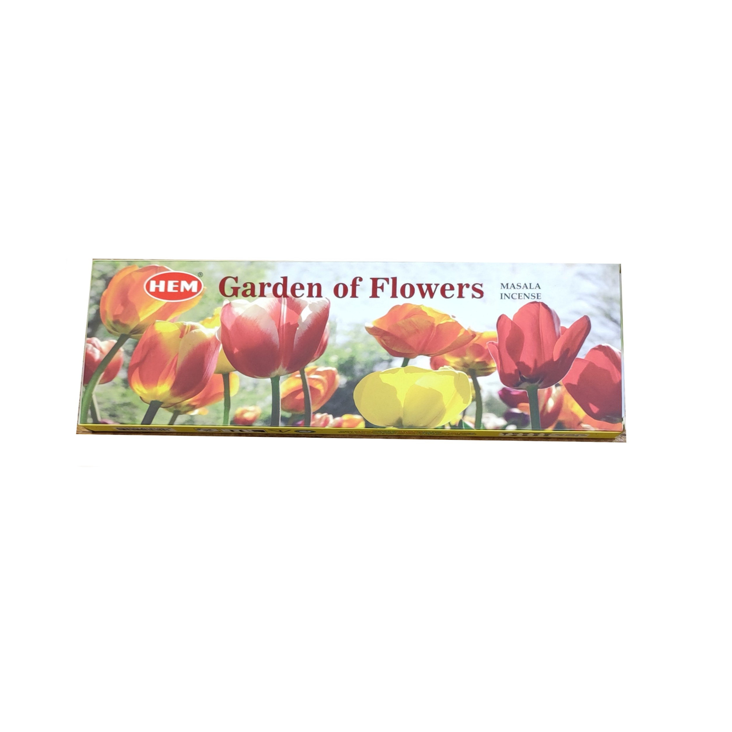 عود برند HEM اصل مدل و رایحه Garden of Flowers جعبه 50 گرمی با رایحه گلهای باغ