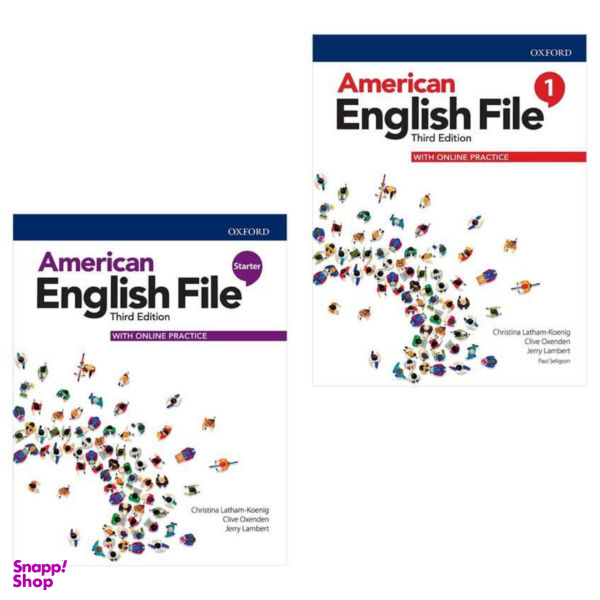 کتاب American English File 3rd / اثر جمعی از نویسندگان انتشارات Oxford دوجلدی