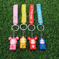 جاکلیدی فانتزی نوزاد چشم بسته ـــ سرکلیدی یا جا سویچی آویز کیف و کوله سیلیکونی ضد آب (جوجه شاپ )