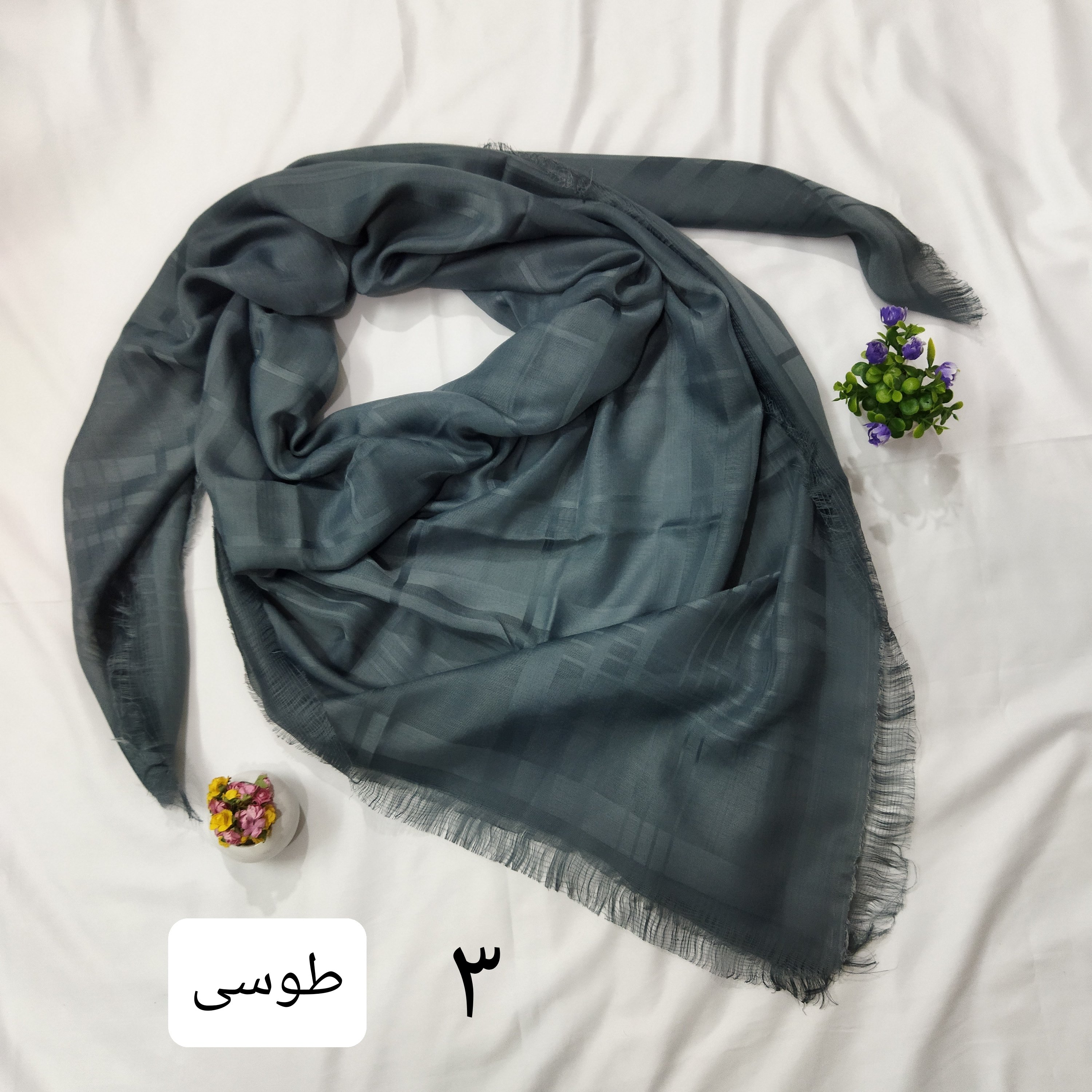 روسری نخی قواره بزرگ در 6 رنگ