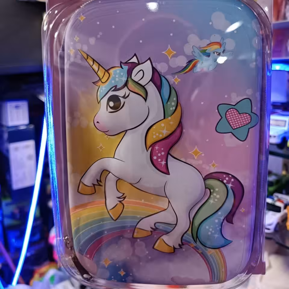 جامدادی کتابی طرح یونیکورن ،بسیار با کیفیت