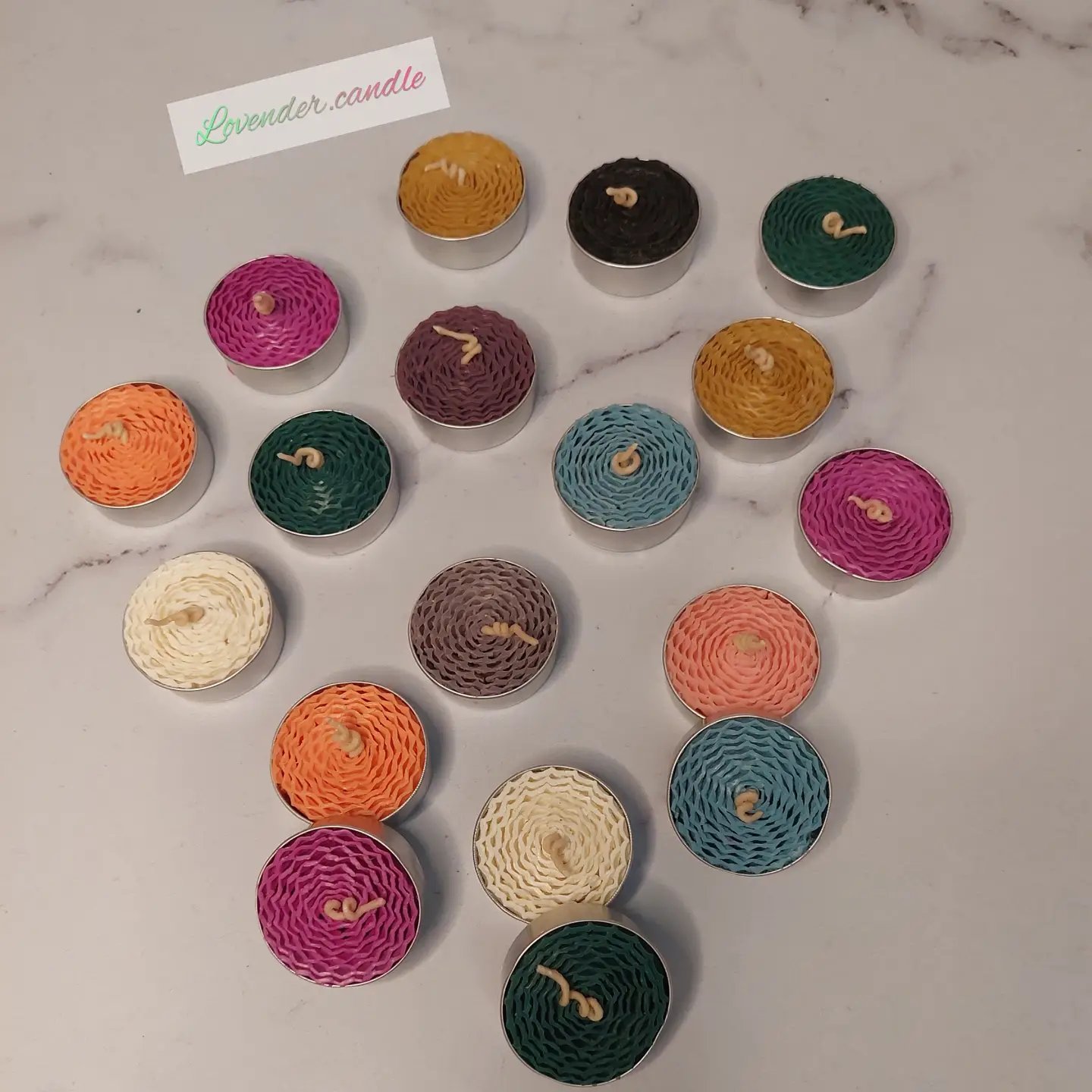 شمع وارمر گیاهی موم عسل 12 تایی