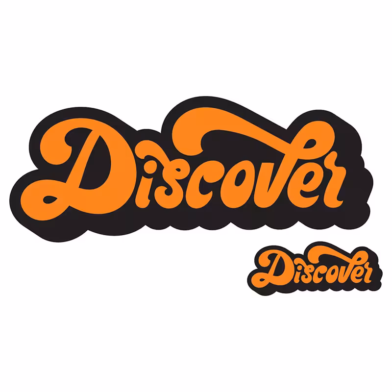 استیکر لپ تاپ طرح Discover مجموعه 2 عددی