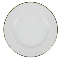 بشقاب چینی پلوخوری 28 لب طلا