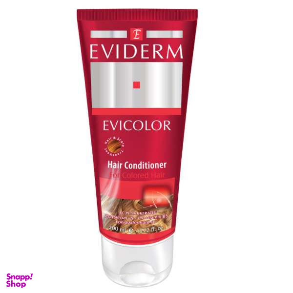 نرم کننده مو اویدرم (Eviderm) مدل Evicolor حجم 200 میلی لیتر