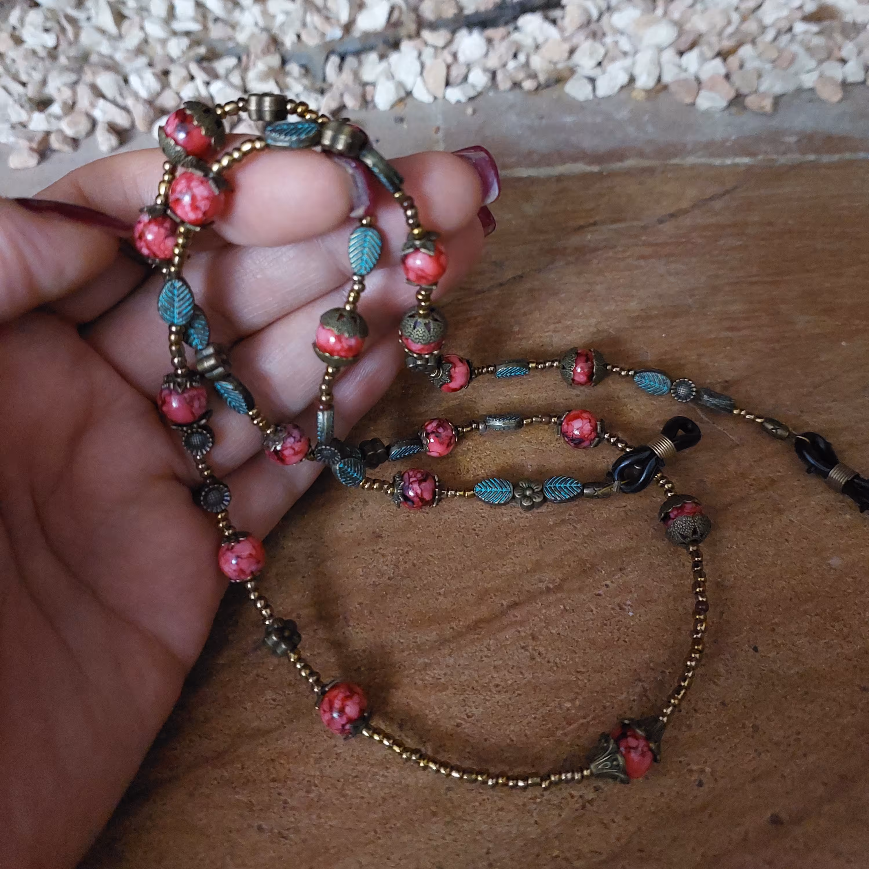 بندعینک برنزی باسنگهای خاص وجذاب