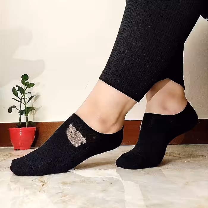 جوراب زیر قوزکی طرح تدی