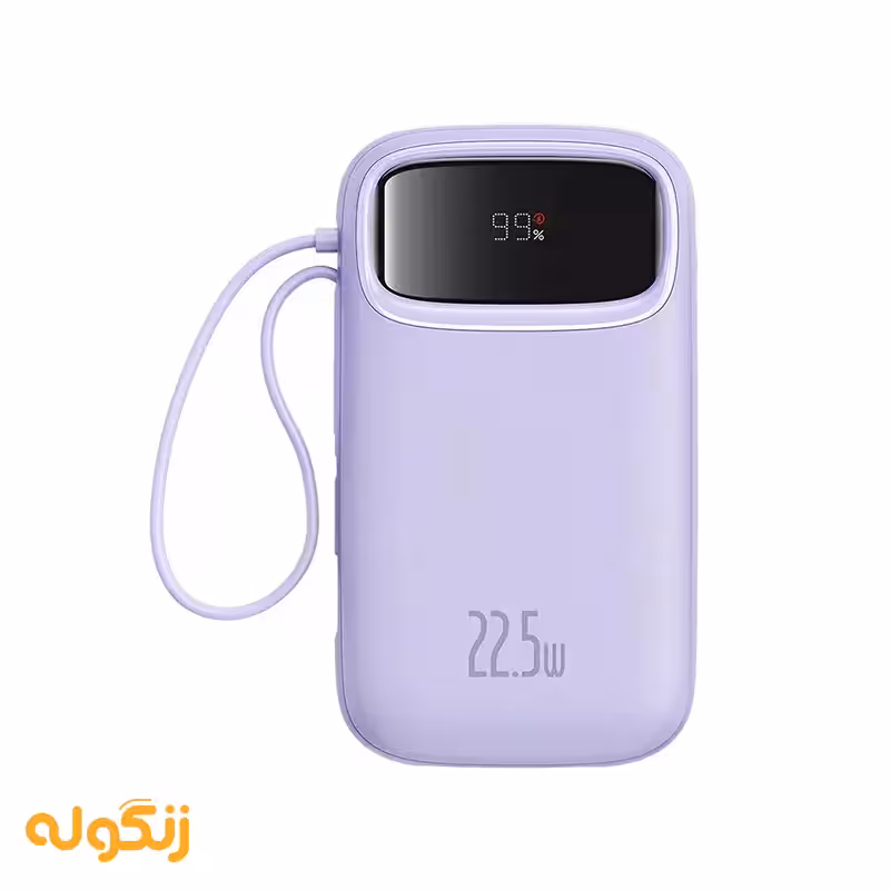 پاوربانک بیسوس 10000 میلی آمپر مدل 050002PPBD