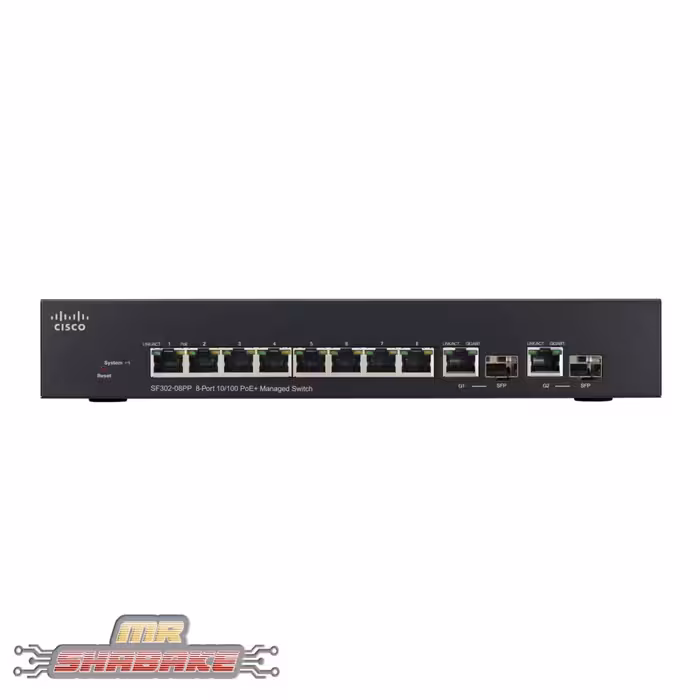 قیمت و خرید سوئیچ سیسکو SF302-08PP| مسترشبکه