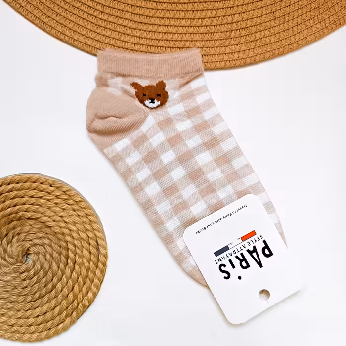 جوراب تدی پنبه کیفیت اعلا ضد تعریق ضد بو سایز 44 تا 36 نرم و لطیف