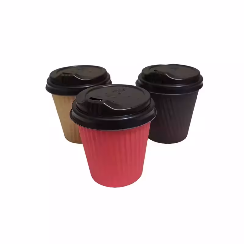 لیوان یکبار مصرف مدل Espresso بسته 25 عددی رنگ قرمز