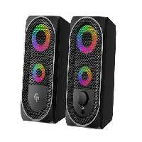 اسپیکر استریو گیمینگ پورودو porodo PDX511BT-BK stereo bluetooth gaming speakers