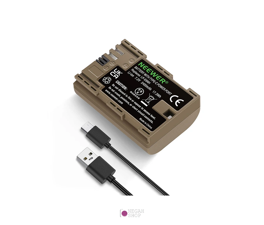 باتری قابل شارژ دوربین کانن Neewer LP-E6NH R6 II