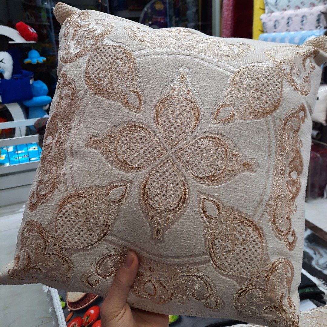 کوسن دوروطرح دار......کوسن مبلی.....کوسن لاکچری.....کوسن زریکارشده